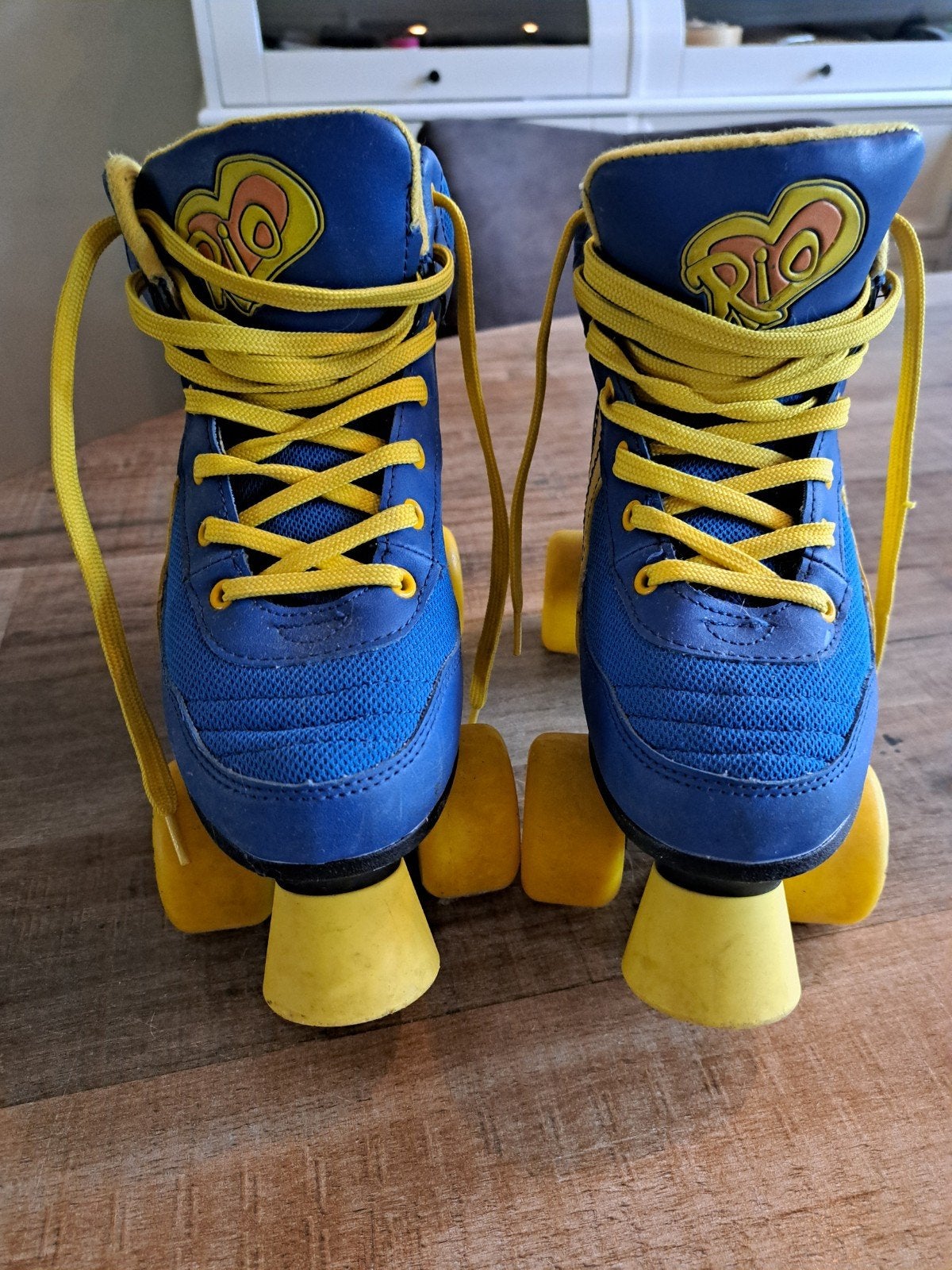 Retro superleuke rollerskates - Rio Roller - Maat 34, Ophalen, Gebruikt, Jongen of Meisje