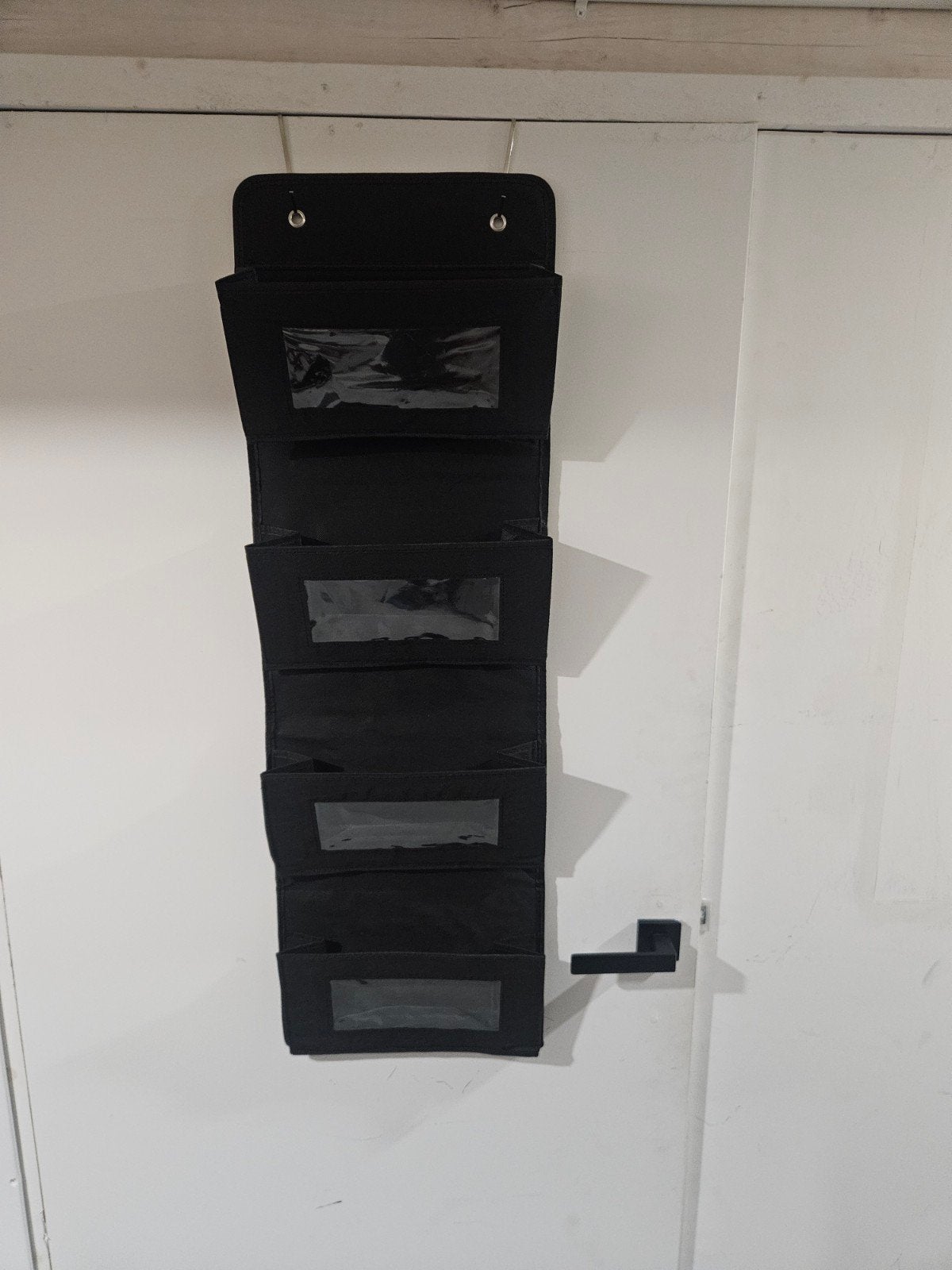 Nieuwe Zwarte Hangende Deur Organizer met Vakken, Ophalen of Verzenden, Nieuw, Zwart, Textiel