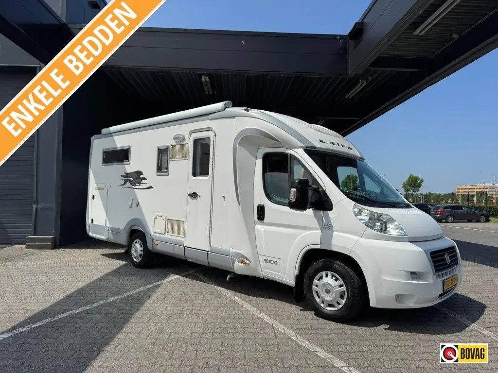Laika Kreos 3009 | 2011 | 76.500 km | Zeer compleet |, Caravans en Kamperen, Standaard zit, Rookmelder, Ringverwarming, Fiat