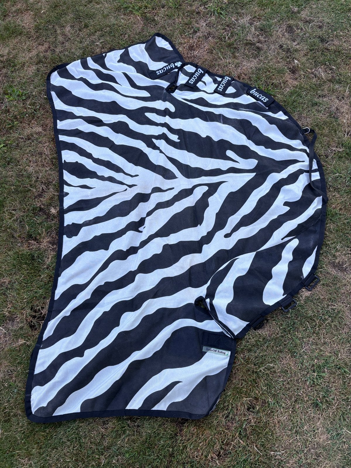 Bucas zebra uitrijdeken maat 135, Ophalen of Verzenden, Zo goed als nieuw