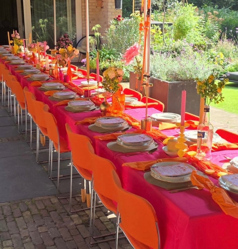 Vintage “21 diner” huren, mix en match, bloemen, 10 pers €20, Ophalen, Verjaardag