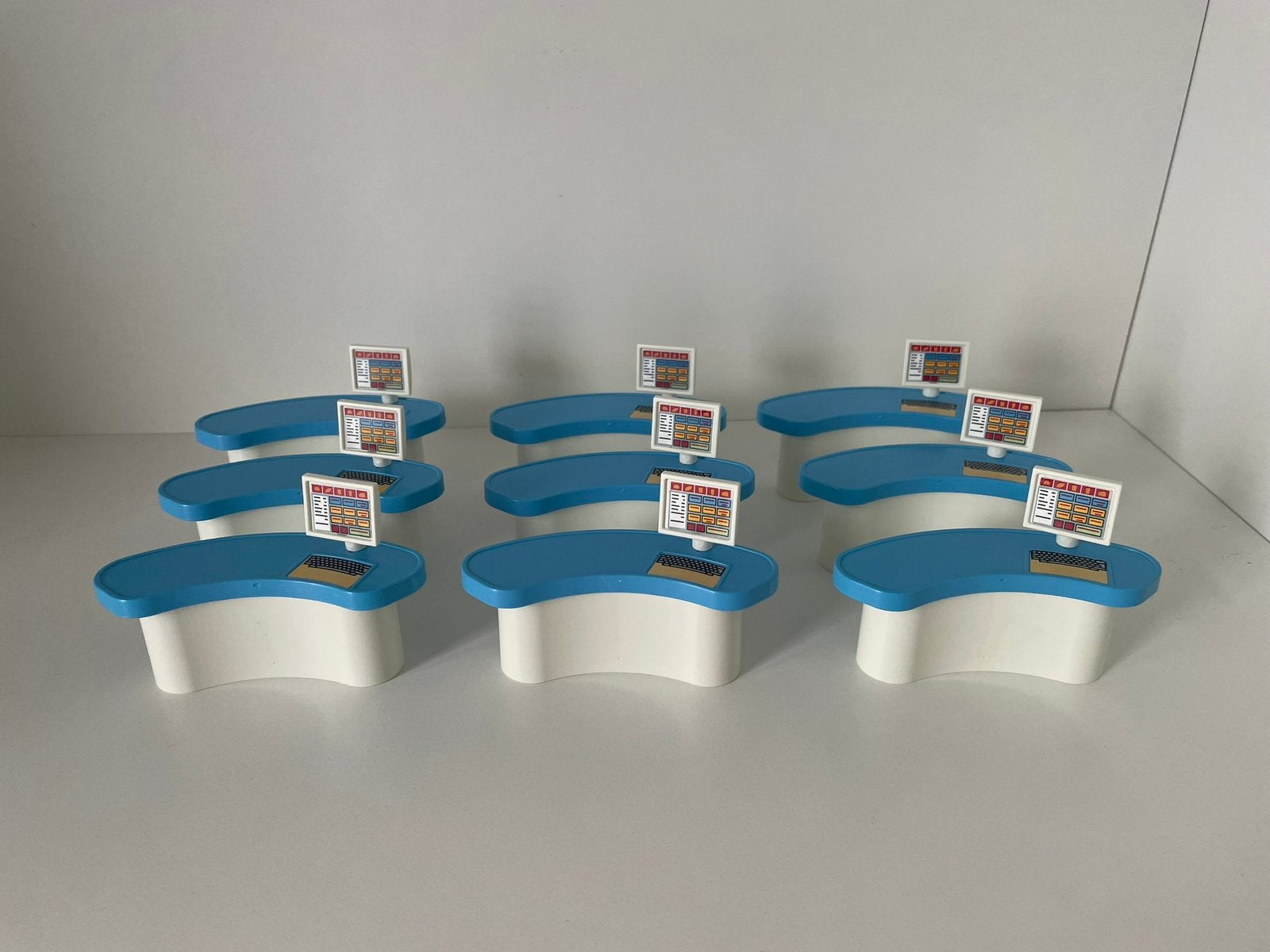 Playmobil meubels: bureau balie desk computer, Kinderen en Baby's, Speelgoed | Playmobil, Losse onderdelen, Overige typen, Nieuw