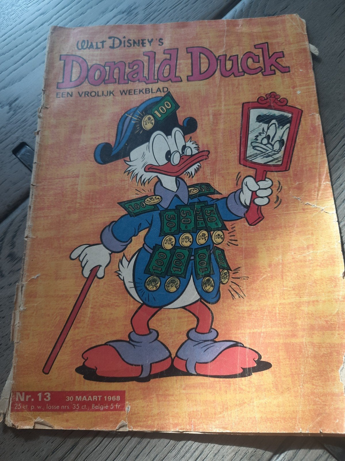 Donald Duck Weekblad Nr. 13 - 30 Maart 1968, Ophalen