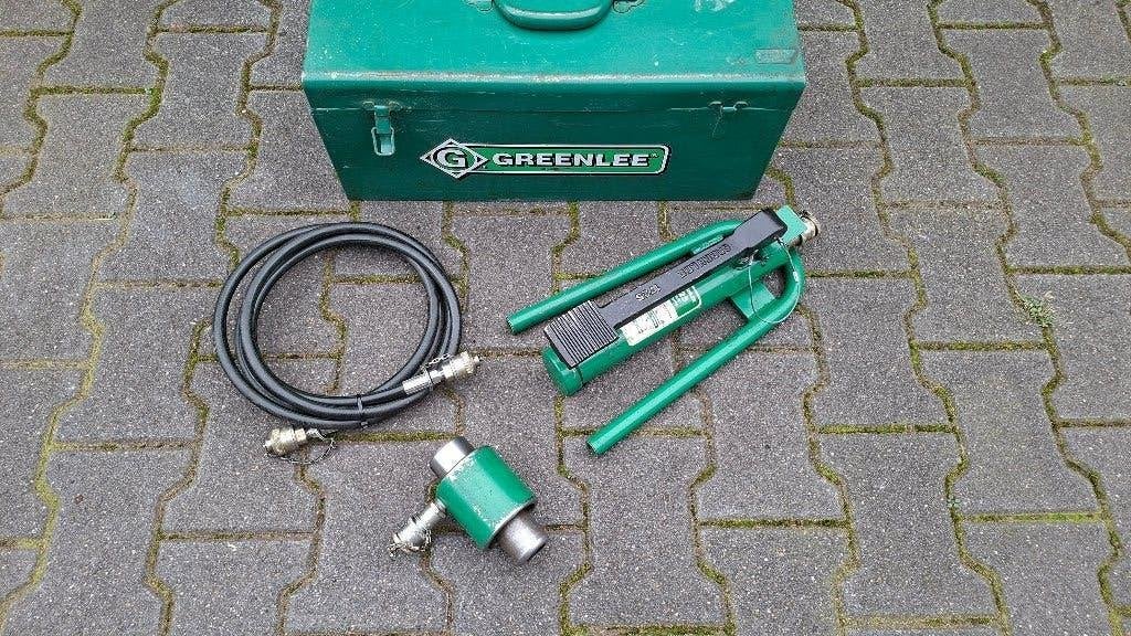 Greenlee 1725 Hydraulische voetpomp met ram, Auto diversen, ,, Ophalen of Verzenden, Zo goed als nieuw, ,