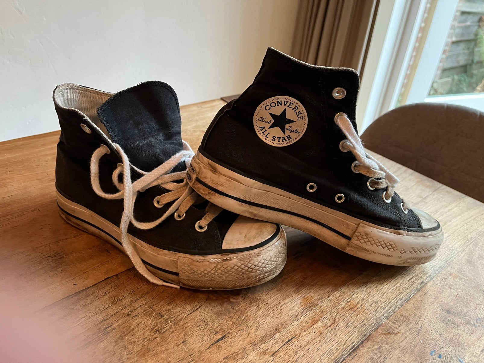 Converse maat 40, Zwart, Ophalen of Verzenden, Sneakers of Gympen, Gedragen