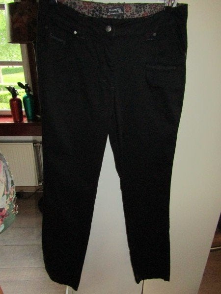 D1172 Si Company mt 38 nieuw broek zwart, Maat 38/40 (M), Verzenden, Zwart, Si Company