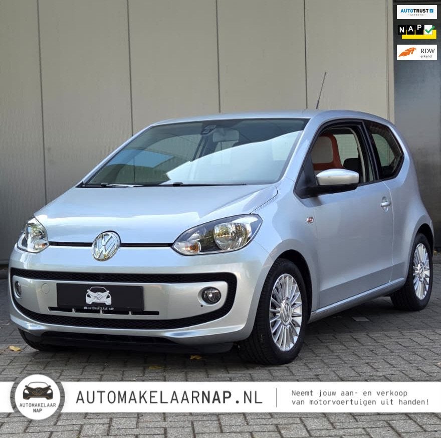 Volkswagen Up! 1.0 high up! BlueMotion / Carplay / Org NL /, Voorwielaandrijving, Euro 5, Electronic Stability Program (ESP), Gebruikt