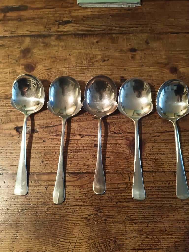 antiek bestek los/ 5x aardappellepel KELTUM/TARA/ GERO, Ophalen of Verzenden