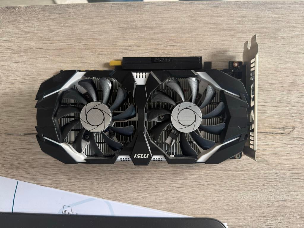 MSI GeForce GTX 1050 Ti 4GT OC Videokaart, Computers en Software, Videokaarten, PCI-Express 3, HDMI, Ophalen of Verzenden, Nvidia