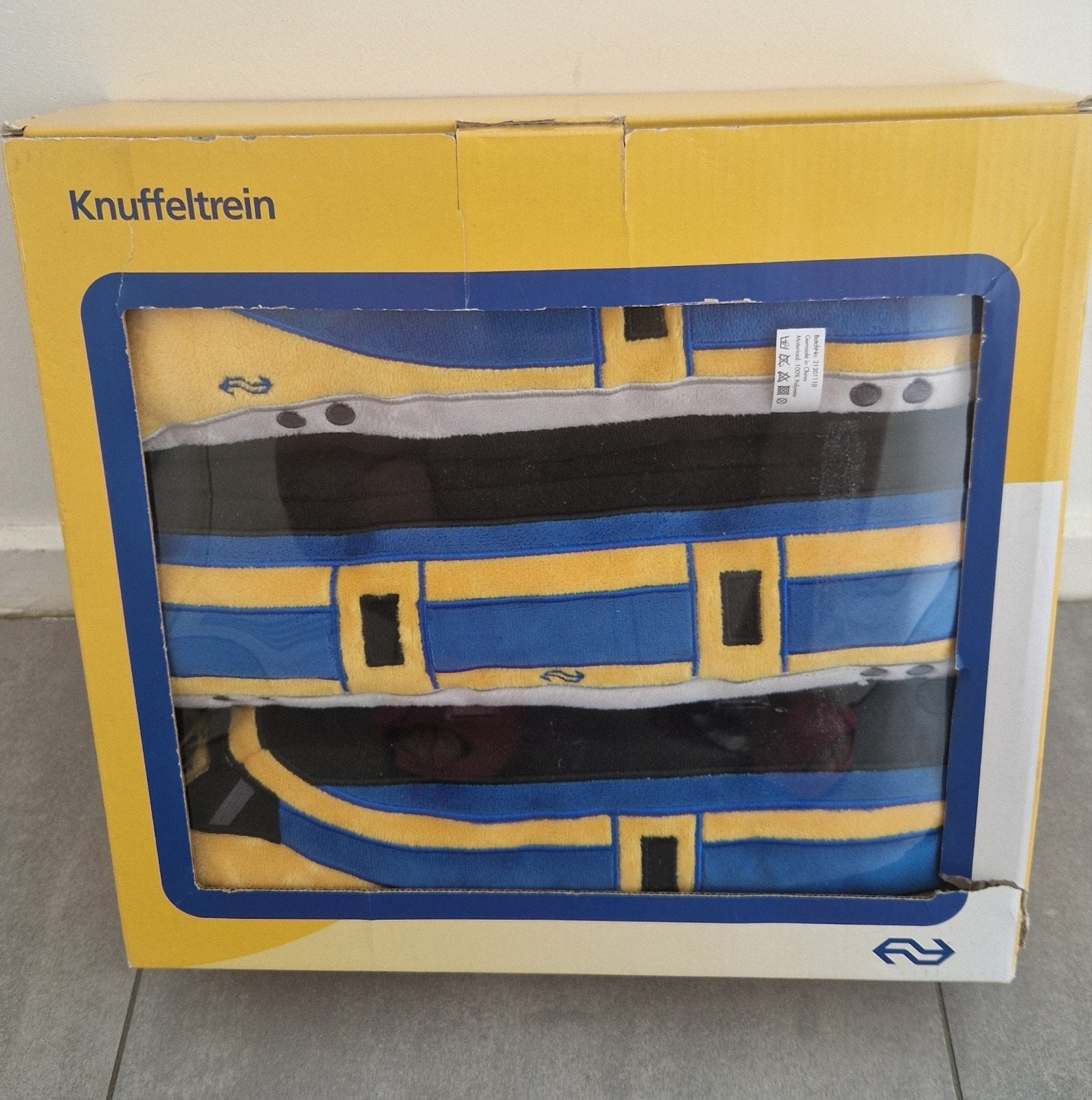 Originele NS knuffeltrein - Nieuwstaat, Kinderen en Baby's, Speelgoed | Knuffels en Pluche, Ophalen, Met doos, Overige merken