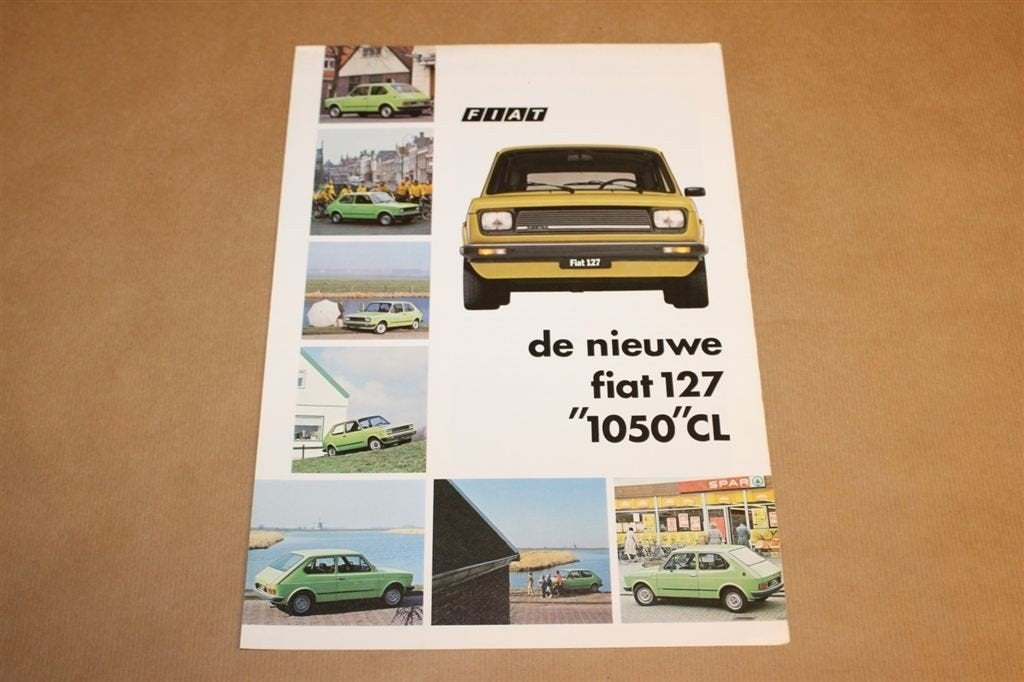 Zeldzame brochure - Fiat 127 - 1050 CL - 1977, Ophalen of Verzenden, Zo goed als nieuw, Overige merken