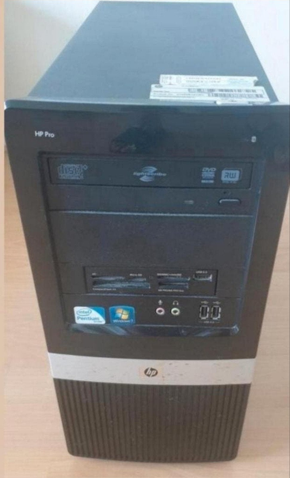 Hp pro 3130 desktop. Intel pentium duel-core 2.80 Ghz. E5300, Ophalen of Verzenden, Gebruikt