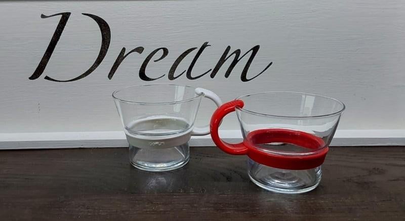 2 Bodum theeglazen, ., Ophalen of Verzenden, ., Bodum