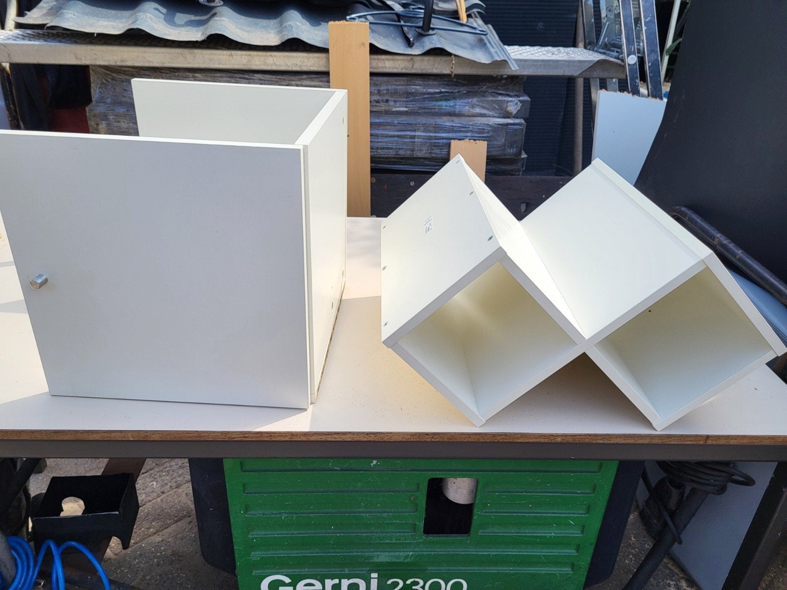 2 verschillende IKEA Expedit Kastjes, wit, Ophalen of Verzenden, Gebruikt