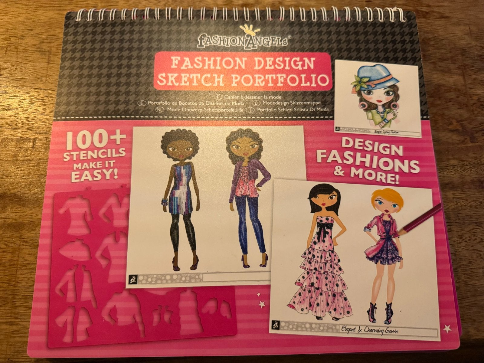 Fashion Angels Fashion Design Sketch Portfolio !, Ophalen, Overige thema's, Meerkleurig, Zo goed als nieuw