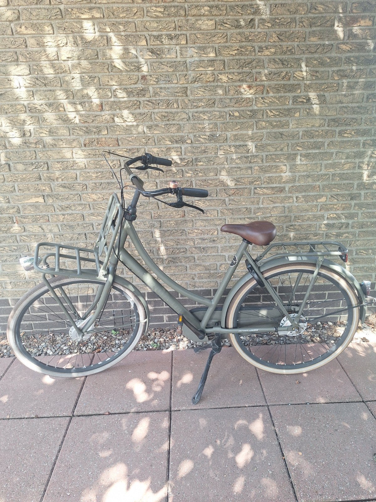 Cortina U4 Raw Transportfiets - Olijfgroen, Fietsen en Brommers, Terugtraprem, Versnellingen, Ophalen, Overige merken