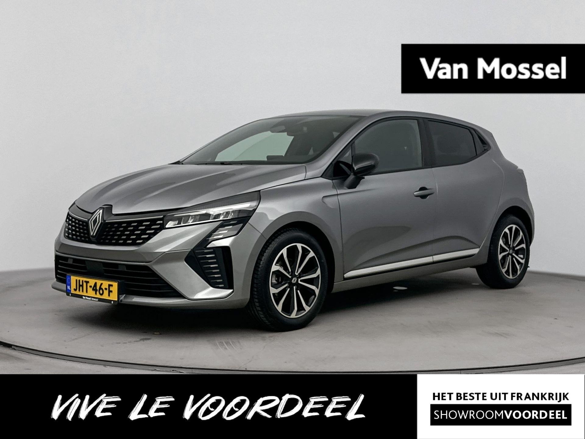 Renault Clio 1.0 TCe 90Pk Techno | Navigatie met 9.3 Inch Sc, Auto's, Renault, Leder en Stof, 19 km/l, 3 cilinders, Parkeersensor