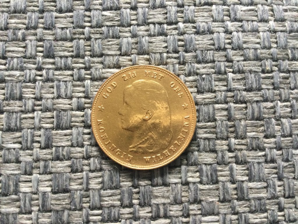 1897 10 gulden zfr, Postzegels en Munten, Munten | Nederland, Koningin Wilhelmina, Losse munt, 10 gulden, Goud