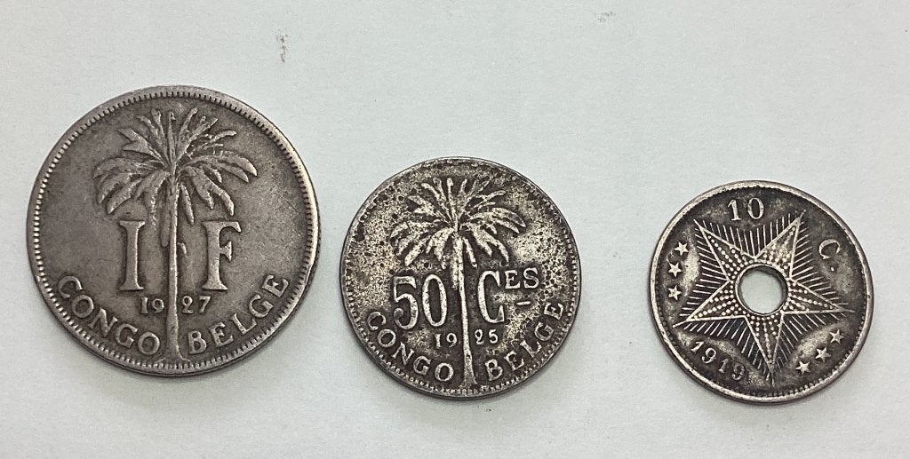 Belgisch Congo oude munten, Verzenden
