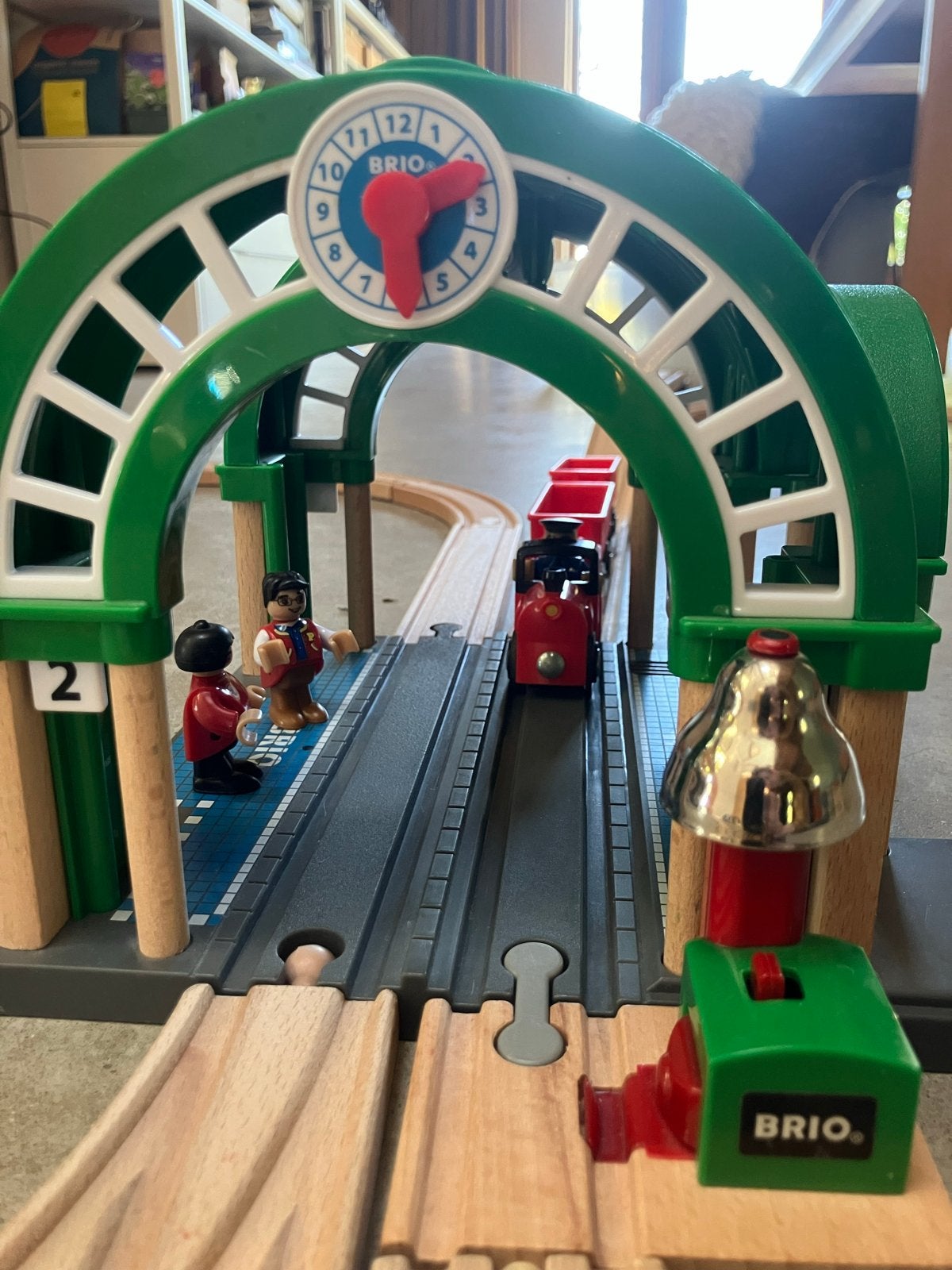 Grote Brio Treinset met veel extra's, Ophalen of Verzenden, Gebruikt, Bouwen, Met licht