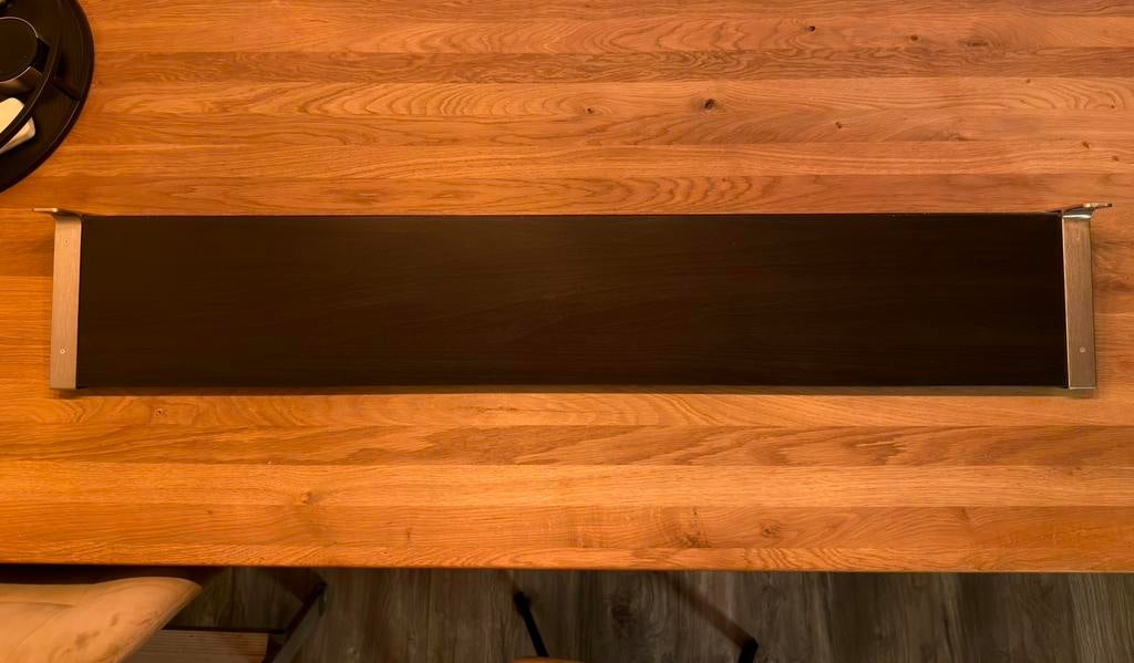 Ikea • Bergshult Wandplank + Granhult Dragers • 120x30, Huis en Inrichting, Ophalen, Zo goed als nieuw
