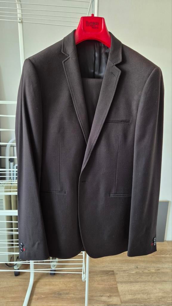 Zwart kostuum colbert + pantalon lengtemaat 102, Kleding | Heren, Kostuums en Colberts, Zwart, Only for Men, Overige maten, Ophalen of Verzenden