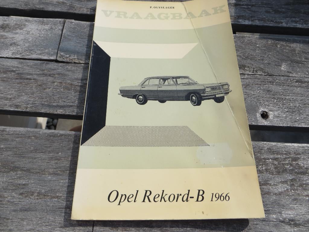 Vraagbaak Opel Rekord B 1966, Auto diversen, Ophalen of Verzenden