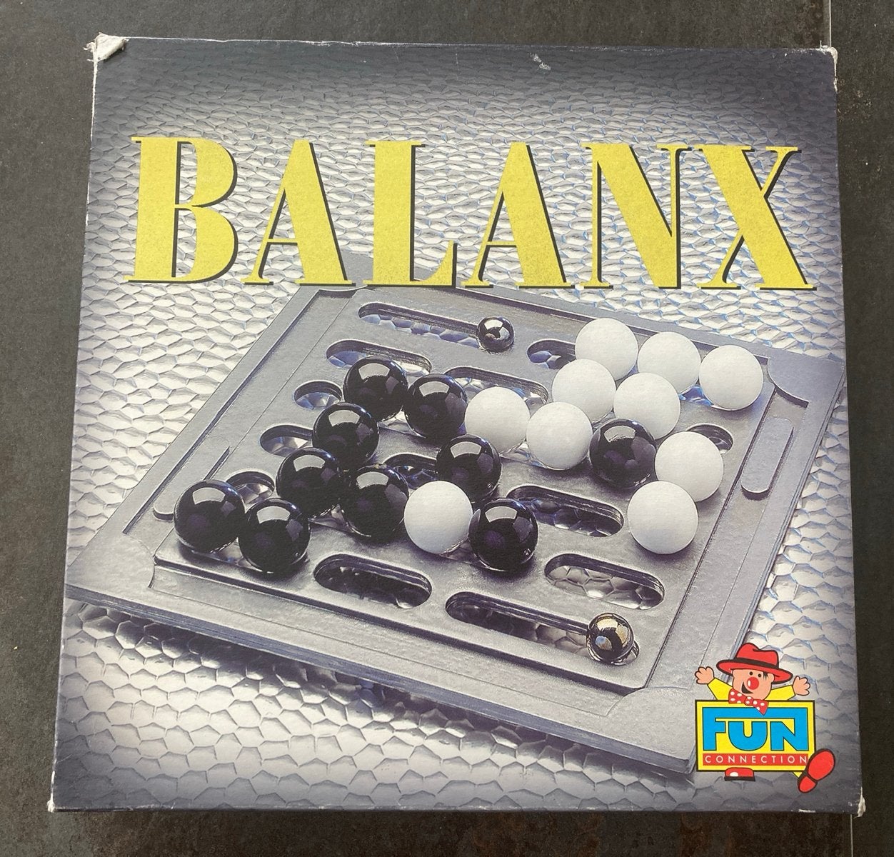 Balanx spel met knikkers - Compleet, doos licht beschadigd, Een of twee spelers, Ophalen of Verzenden, Gebruikt