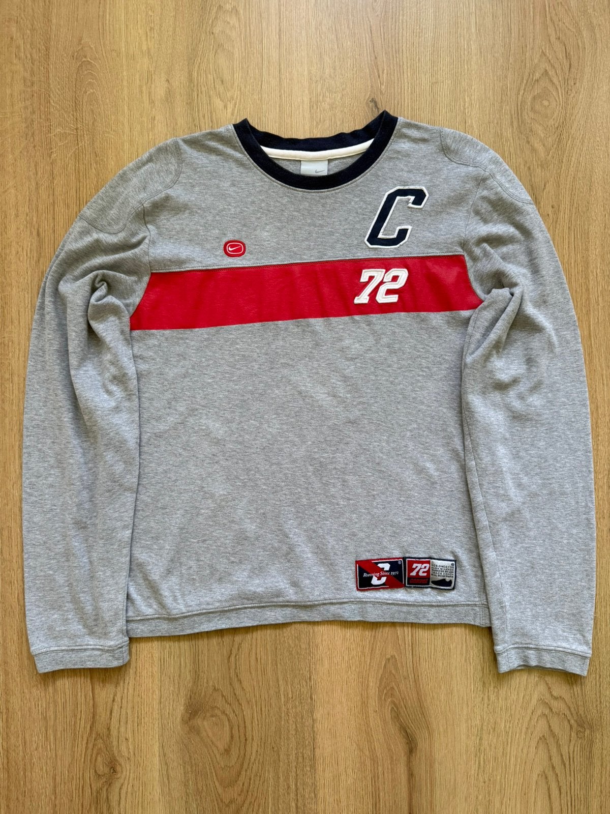 Nike Cortez 72 Vintage Longsleeve Grijs - M, Kleding | Heren, Ophalen of Verzenden, Gedragen, Maat 48/50 (M), Grijs