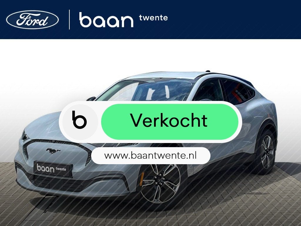 Ford Mustang Mach-E Standard RWD 73 kWh, 12 maanden, Gebruikt, Zwart, Automatische klimaatregeling