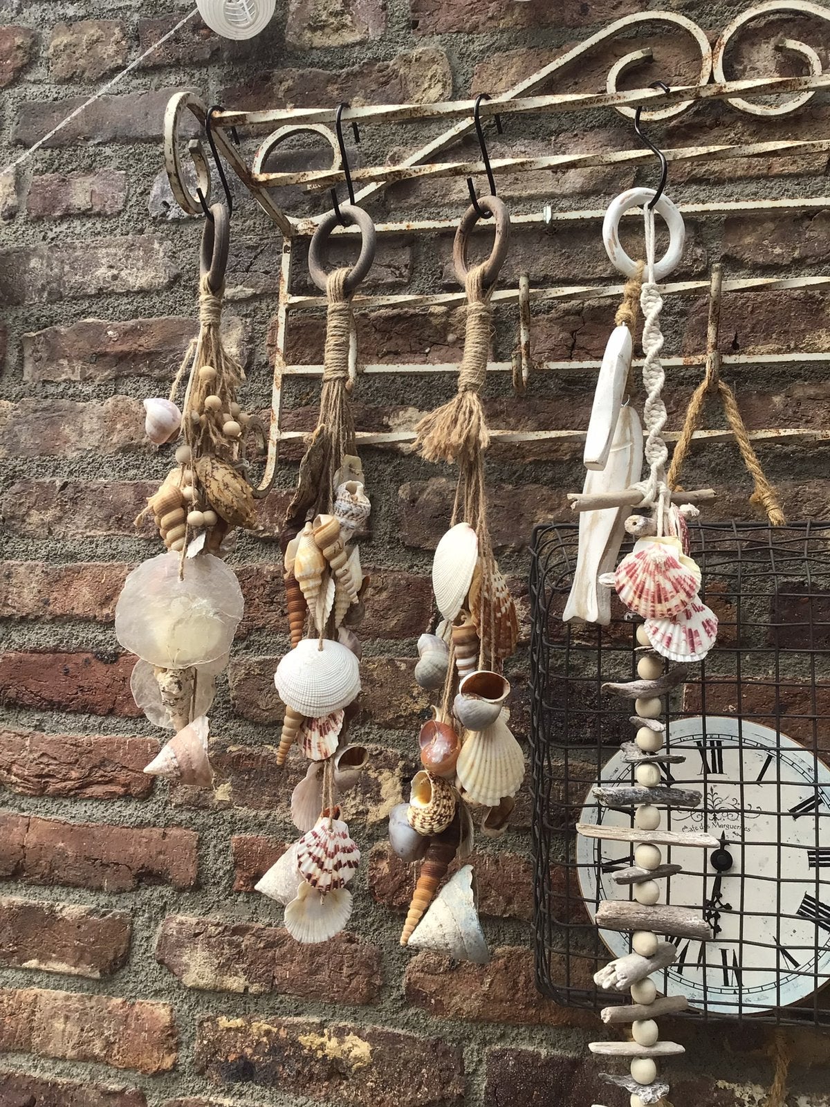 Schelpenhangers Ibiza stijl zomerse decoratie, Ophalen of Verzenden, Nieuw