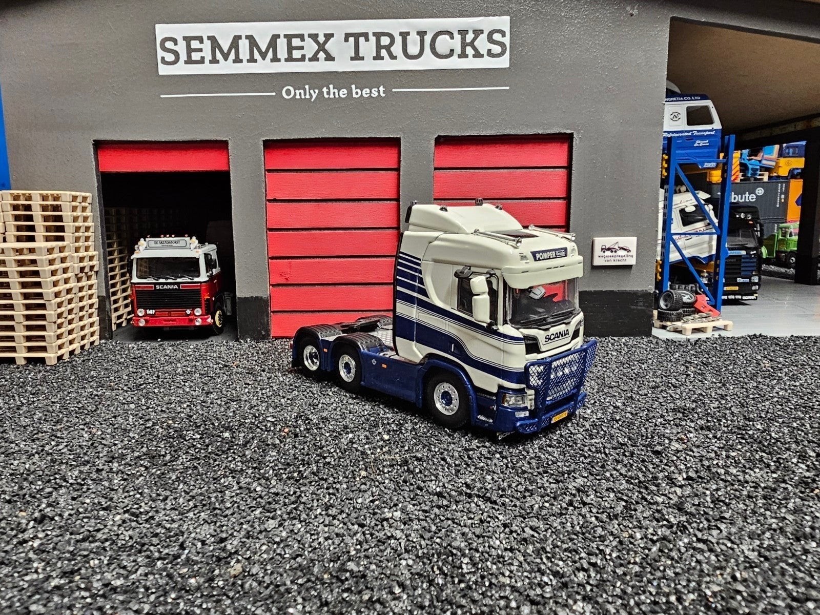 wsi scania next gen voorloper pomper b keus., Hobby en Vrije tijd, Ophalen, Zo goed als nieuw, Bus of Vrachtwagen, Wsi