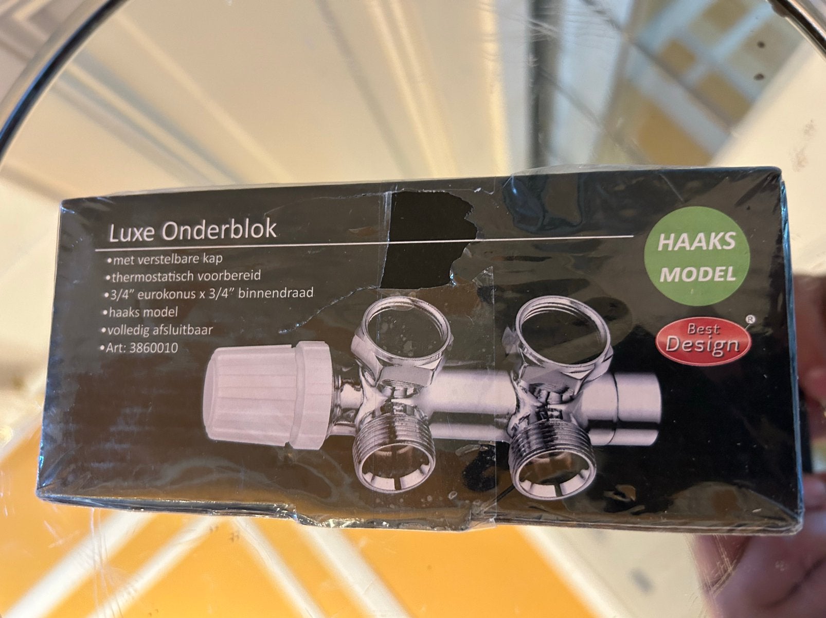 luxe Onderblok haaks 3/4x3/4, Ophalen of Verzenden, Zo goed als nieuw