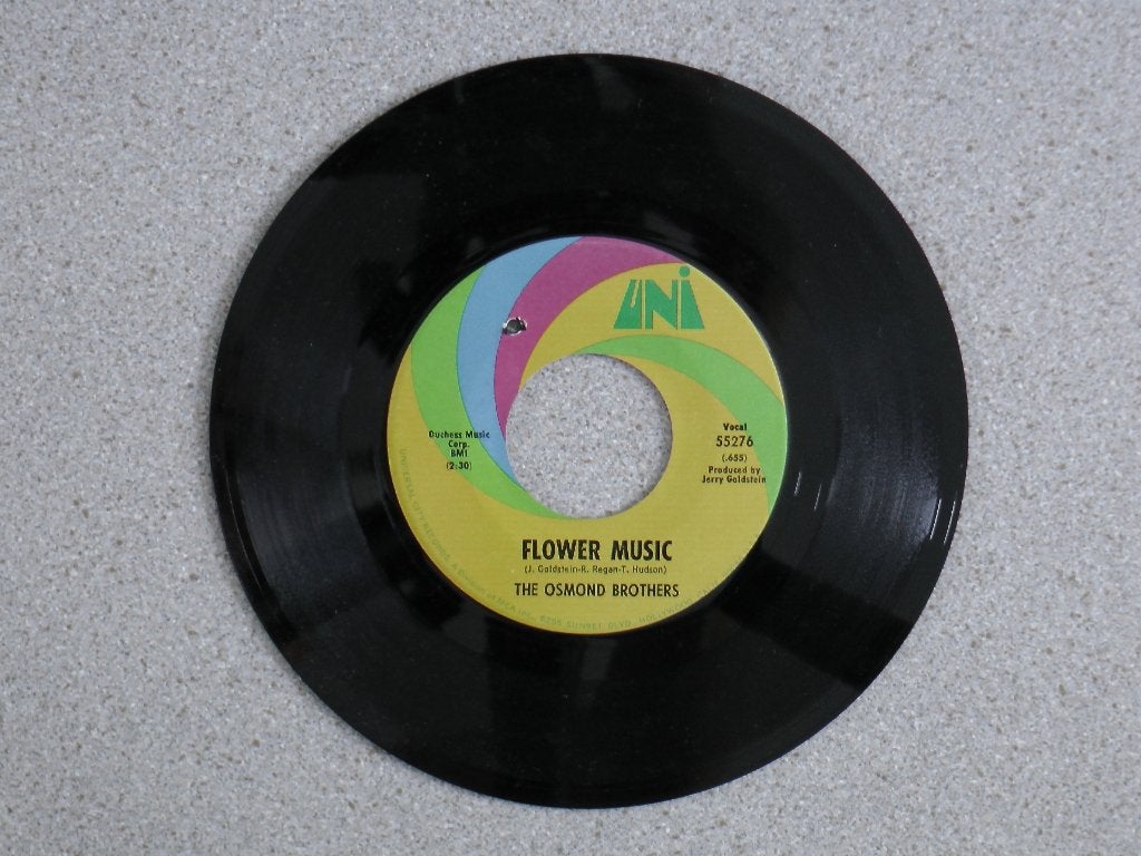 Osmond Brothers - Flower Music VINYL SINGLE, Ophalen of Verzenden, Gebruikt, 7 inch, Pop