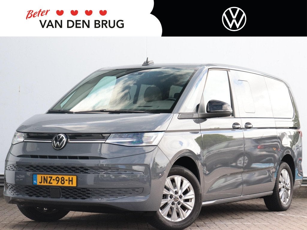 Volkswagen Multivan 1.4 eHybrid L2H1 Style | Trekhaak | Pano, Auto's, Volkswagen, Stof, Gebruikt, Euro 6, Hybride Elektrisch/Benzine