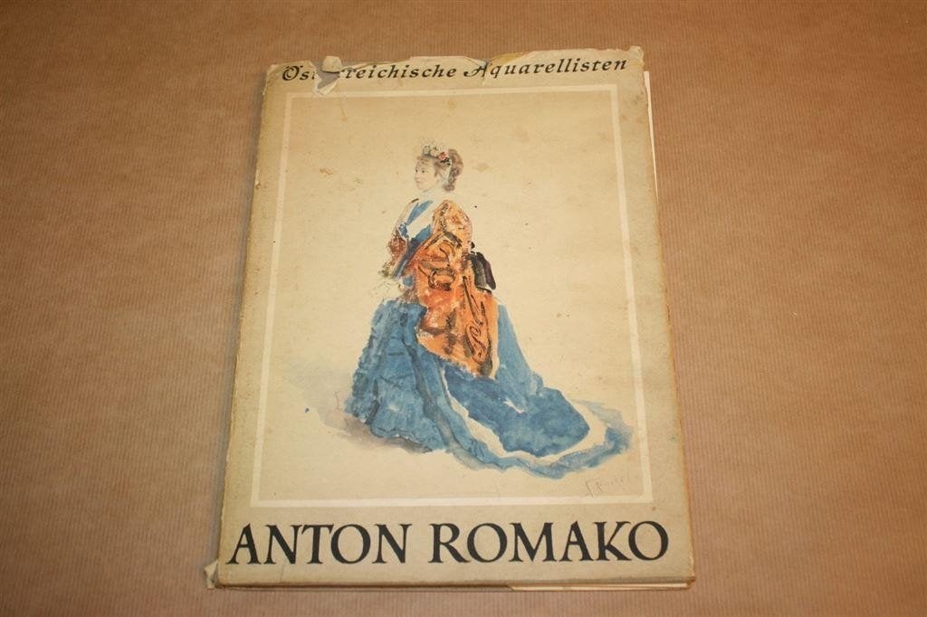 Anton Romako — 24 Aquarellen van de Weense Schilder 1956, Ophalen of Verzenden, Gelezen