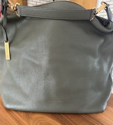 Smaak Amsterdam leren tas, Ophalen of Verzenden, Zo goed als nieuw, Groen, Handtas