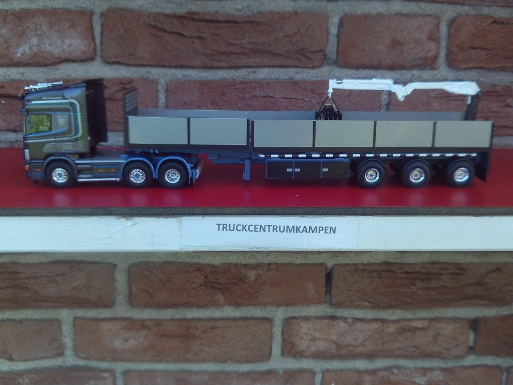 Scania  met  stenen  oplegger  van  Edwin  Salari., Ophalen of Verzenden, Zo goed als nieuw, Bus of Vrachtwagen, Tekno