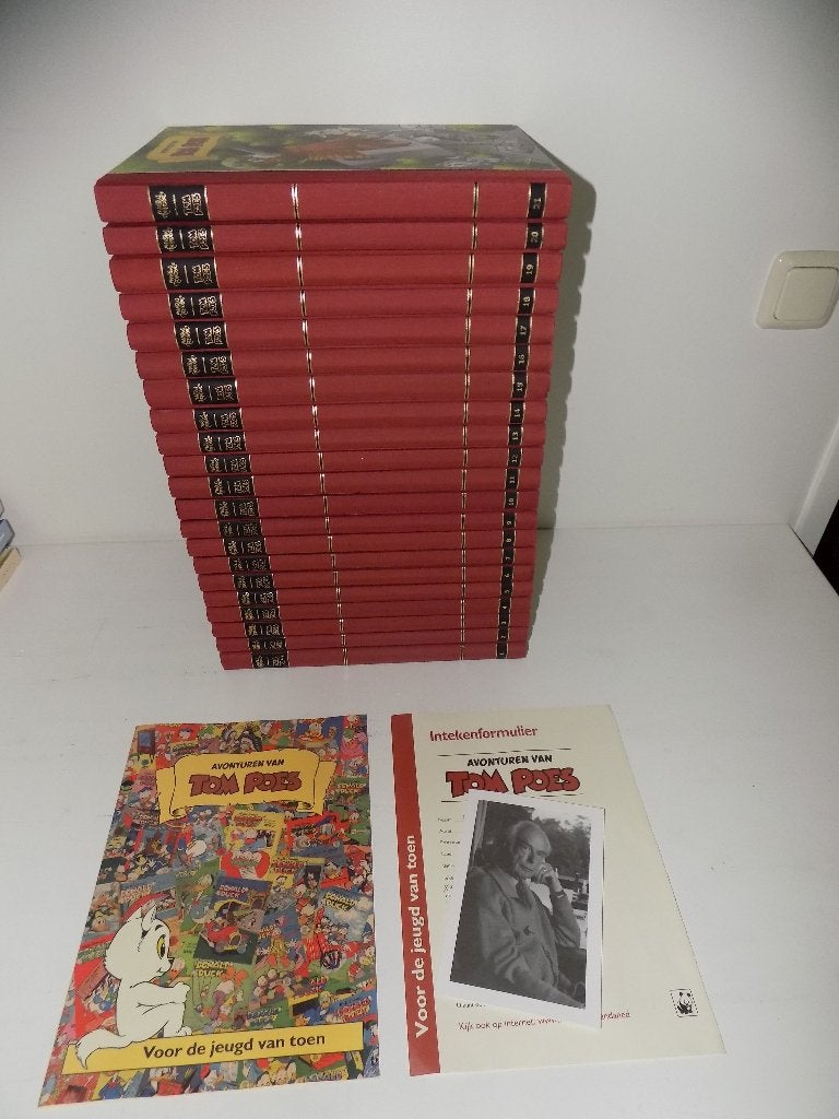 Tom Poes ~ Complete serie LUXE hardcovers 1 t/m 21, Complete serie of reeks, Ophalen of Verzenden, Zo goed als nieuw, Marten Toonder