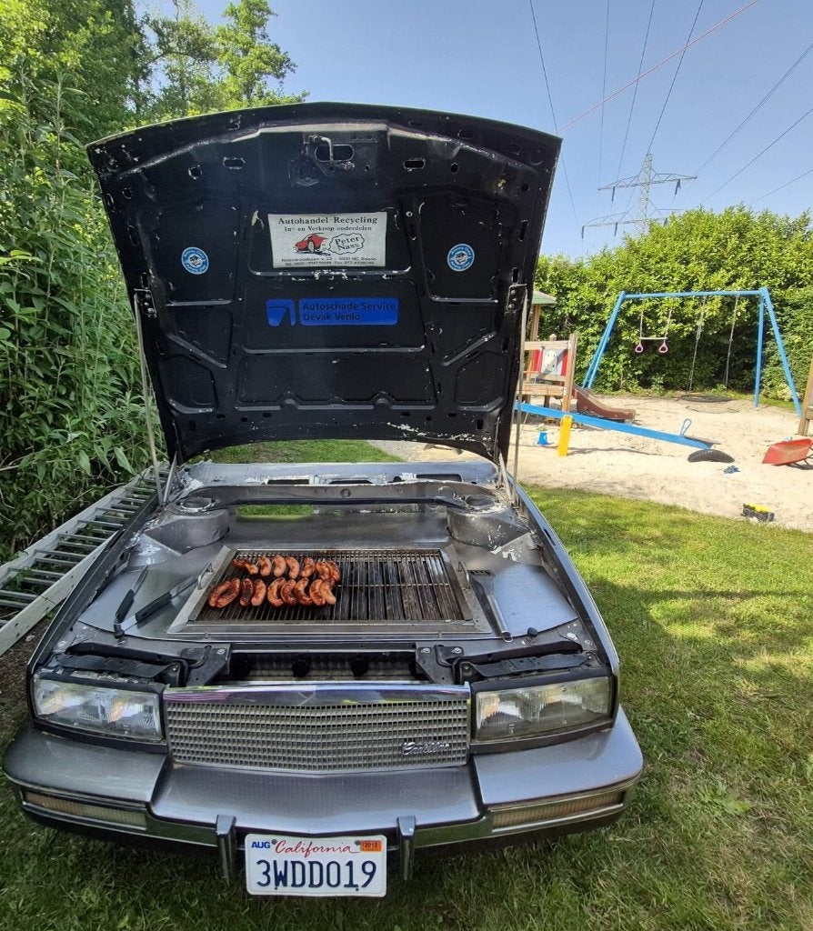 barbeque, BBQ, Gas-Bbq, Uniek leuke opvallende Cadillac Bbq, Ophalen, Gebruikt, Overige merken
