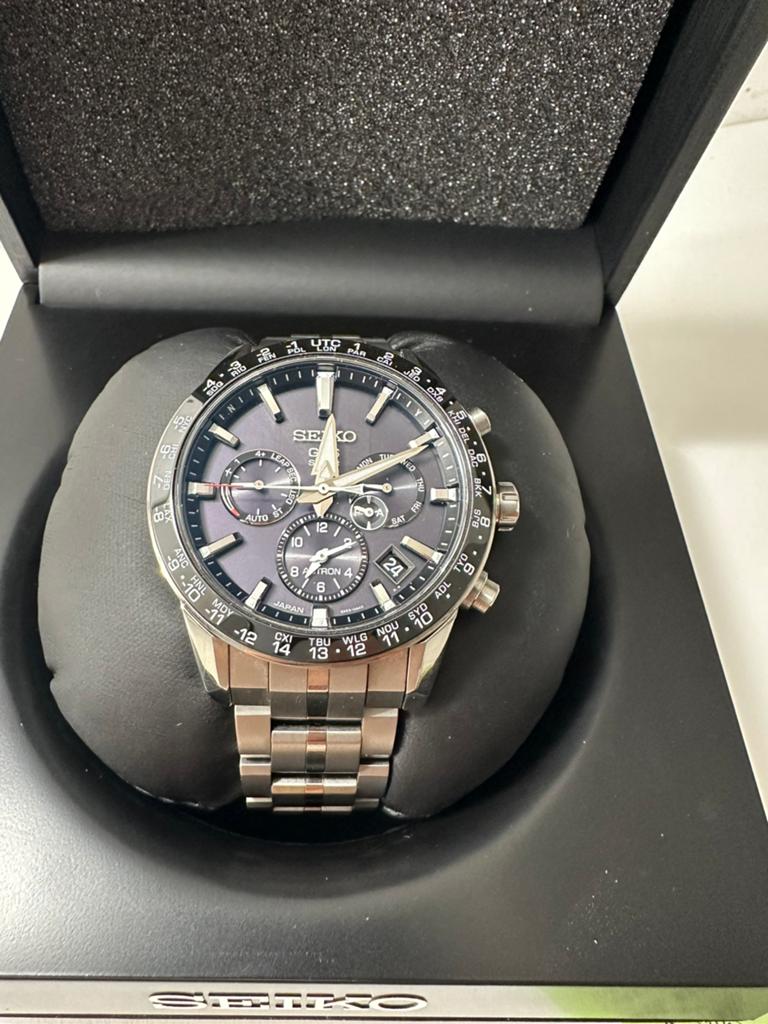 2x Seiko Astron GPS Solar TITANIUM!! (SSH003J1 & SSH001J1), Ophalen, Zo goed als nieuw, Polshorloge, Seiko
