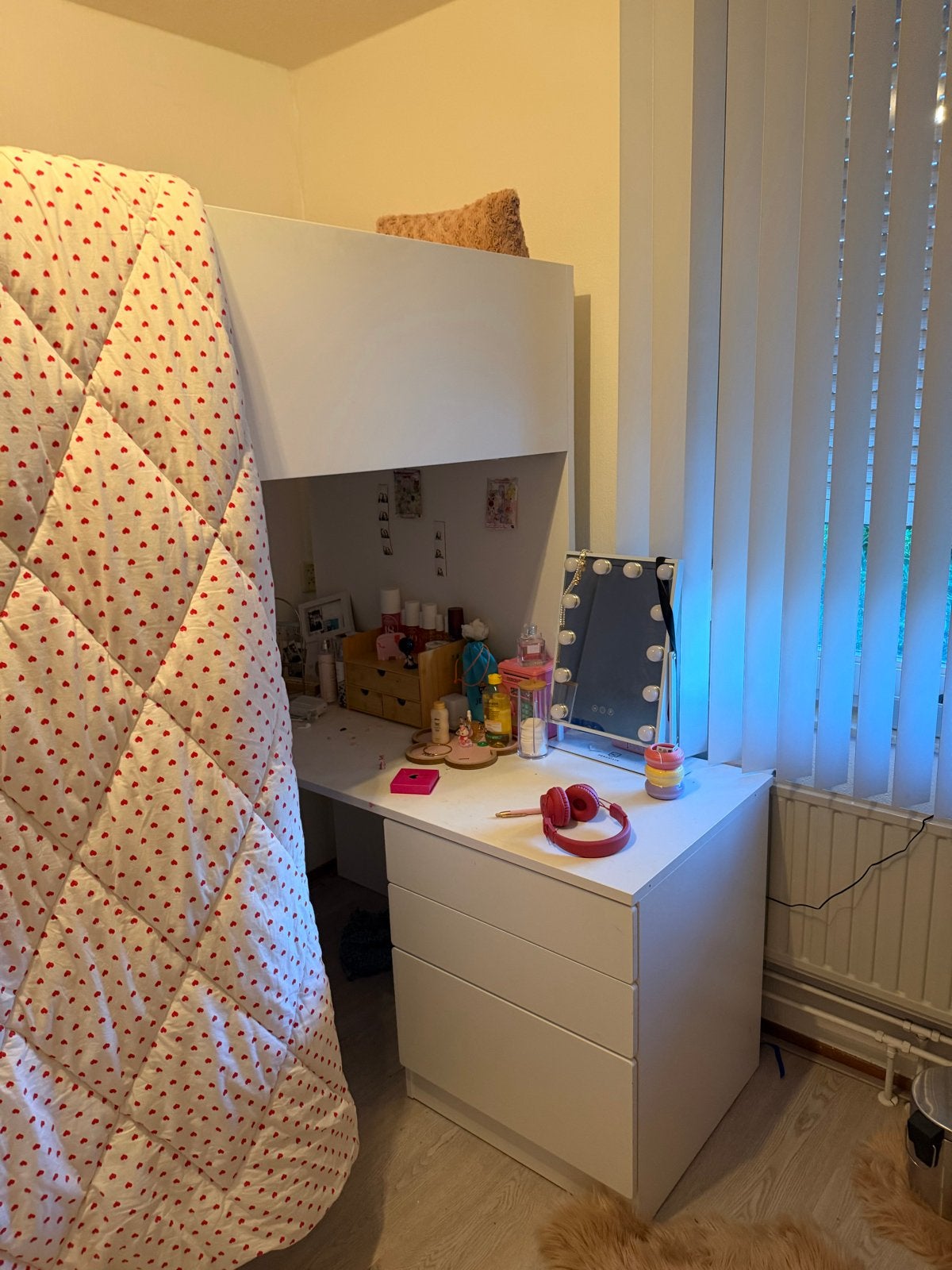 IKEA Smastad Hoogslaper met bureau en kast, Ophalen, 85 tot 100 cm, Gebruikt, Hoogslaper of Stapelbed