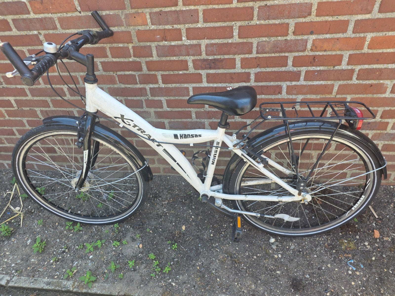 X-Traft Kansas Damesfiets - Wit, Fietsen en Brommers, Fietsen | Dames | Damesfietsen, Overige merken, Gebruikt, Velgrem, Versnellingen