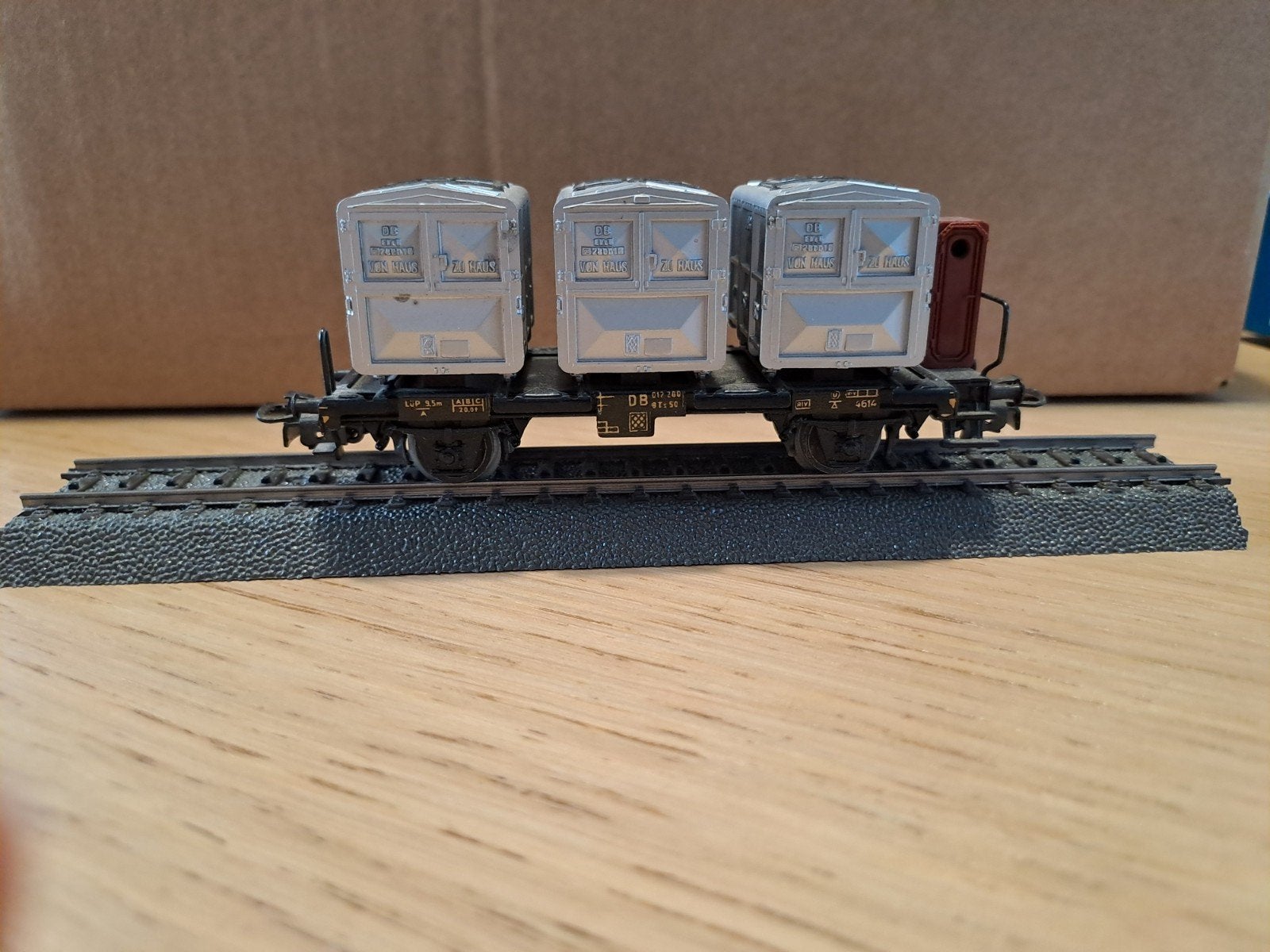 Marklin HO containerwagon, Wisselstroom, Wagon, Ophalen of Verzenden, Zo goed als nieuw