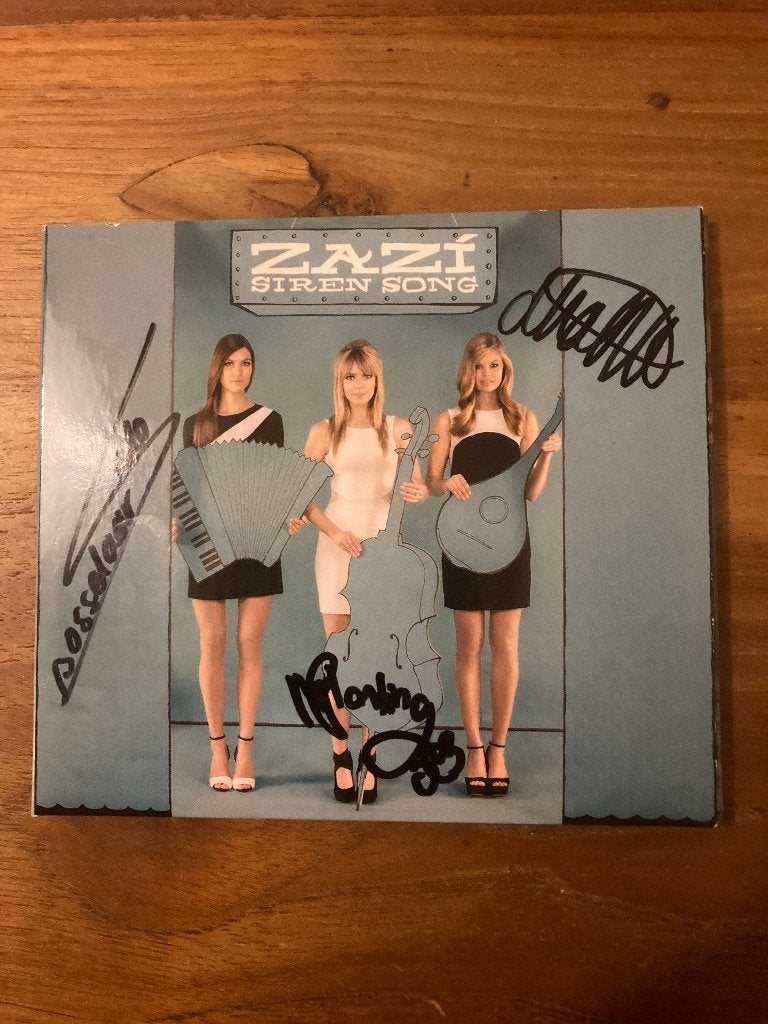 Zazi - Siren song (Handtekening bandleden), Zo goed als nieuw, Gesigneerd, Album, Verzenden