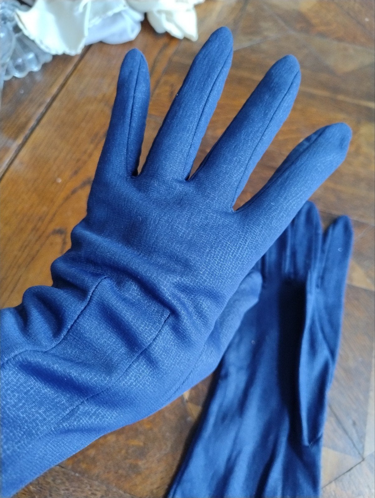 Vintage gala/avond handschoenen, Ophalen of Verzenden, Zo goed als nieuw, Sjaal