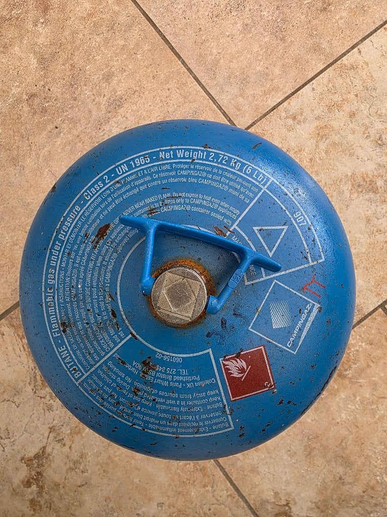 Campingaz gasfles 2,75 kg - leeg, Ophalen, Gebruikt