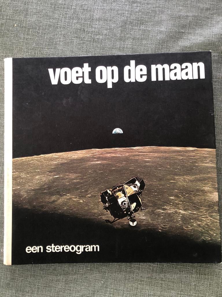 Te koop stereogram Voet op de Maan, Ophalen of Verzenden, Zo goed als nieuw, Overige formaten