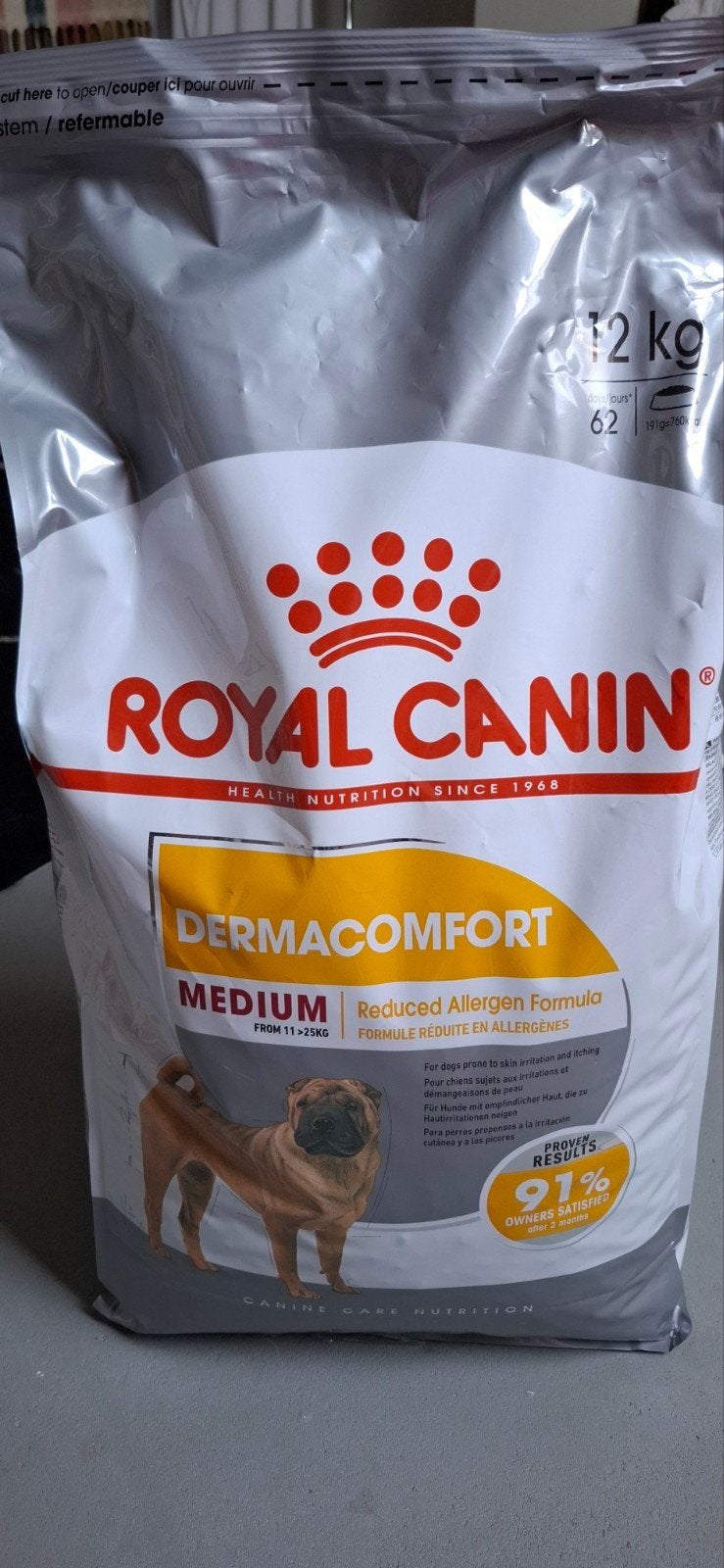 Royal Canin Dermacomfort medium 12 kg nieuwe verpakking, Dieren en Toebehoren, Ophalen, Hond