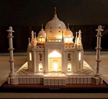 Taj Mahal met verlichting., Kinderen en Baby's, Speelgoed | Duplo en Lego, Zo goed als nieuw, Ophalen